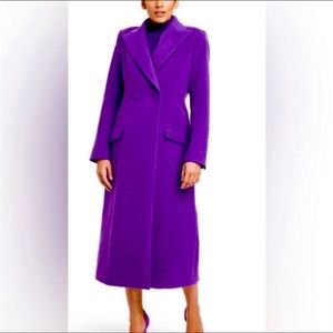 Sergio Hudson x Target long coat purple size XXS